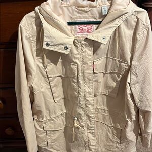 Levi's Cream Utility Jacket for Women